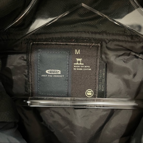 G-Star Raw Truck Quilted Hooded Overshirt Long Sleeve Jacket Medium Gray - Picture 4 of 7